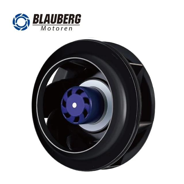 250mm EC Backward Curved Centrifugal Fan Impeller For Mini Freezer Room factory